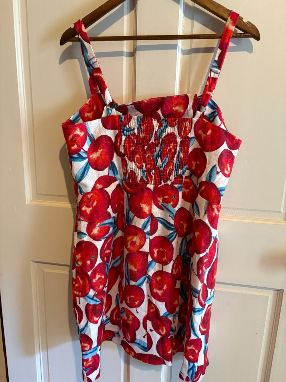 NWT Farm Rio cherry blossom sleeveless mini dress Size L - Picture 3 of 3